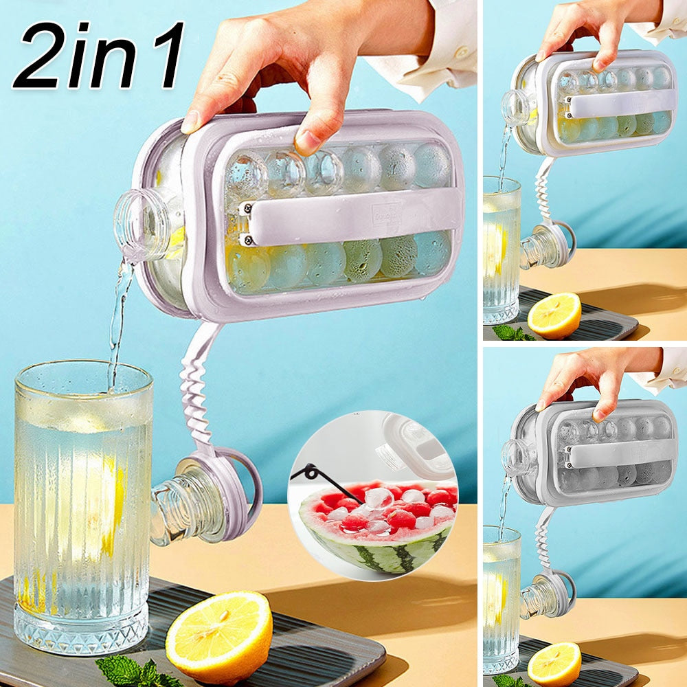 2-in-1 Ice Kettle - Ice Ball Maker & Cold Water Bottle – Spring Saga