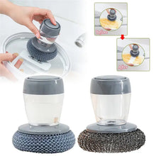 Load image into Gallery viewer, Kitchen Soap Dispensing Sponge Brush
