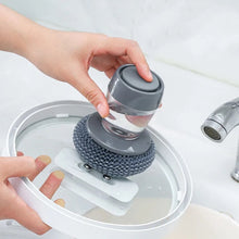 Load image into Gallery viewer, Kitchen Soap Dispensing Sponge Brush

